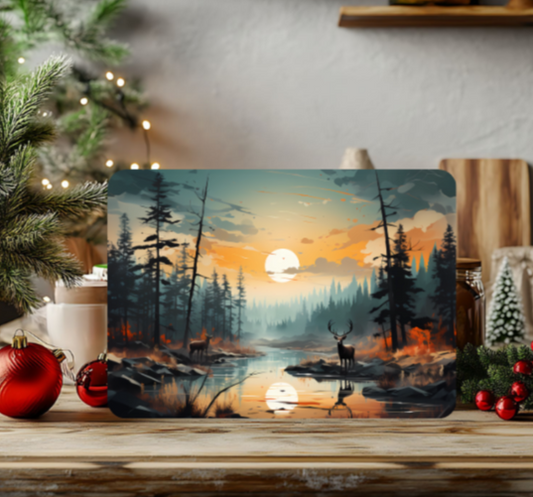 Planche a découper en verre personnalisable